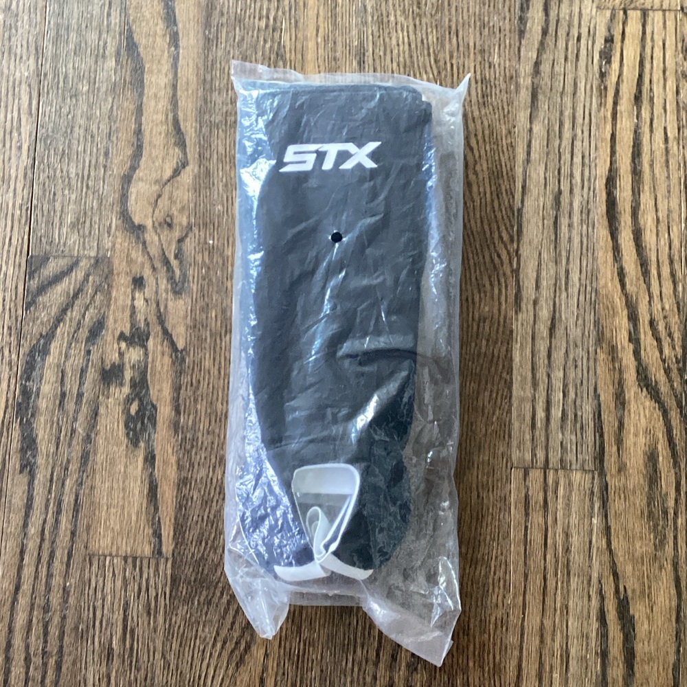STX Black Field Hockey Shin Guards